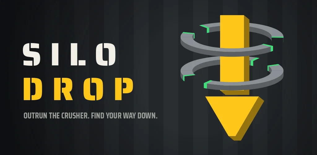 Silo Drop: an arrow dropping through the gaps of two rings